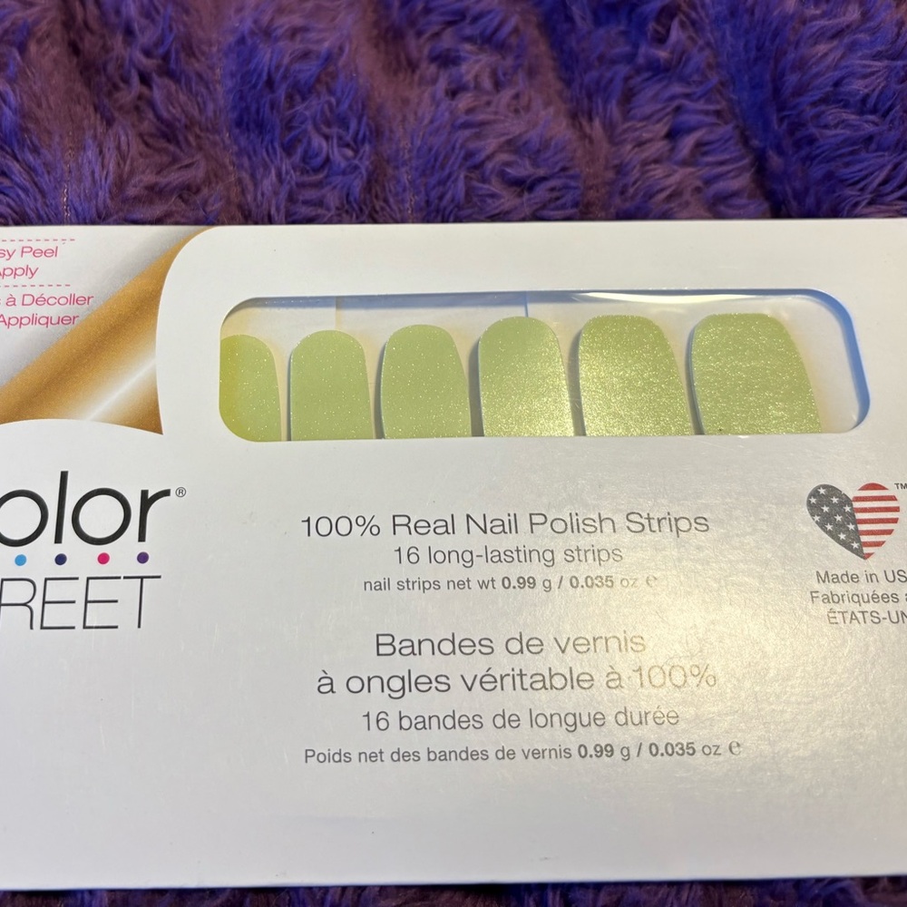 Color Street Green' Prickly Pear 'Nail Polish Strips
